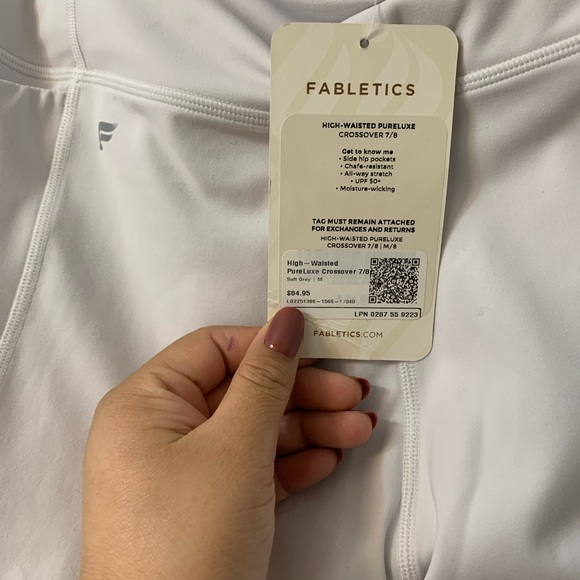 High Waisted PureLuxe Crossover 7/8 Legging - Picture 3 of 4